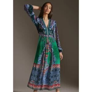 Bhanuni By Jyoti X Anthropologie Patterned Maxi Dress